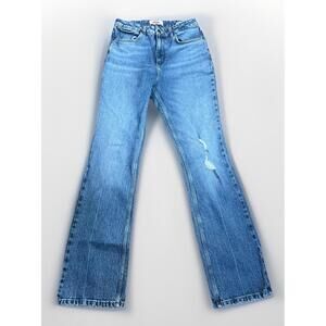 Wrangler Jeans Men’s 28x32 High-Rise Bold Boot Cut Medium‎ Wash Distressed
